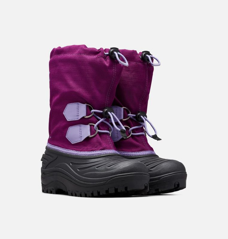 Sorel Çocuk Childrens Super Trooper™ - Kar Botu Mor/Siyah - 046-NMTEVS